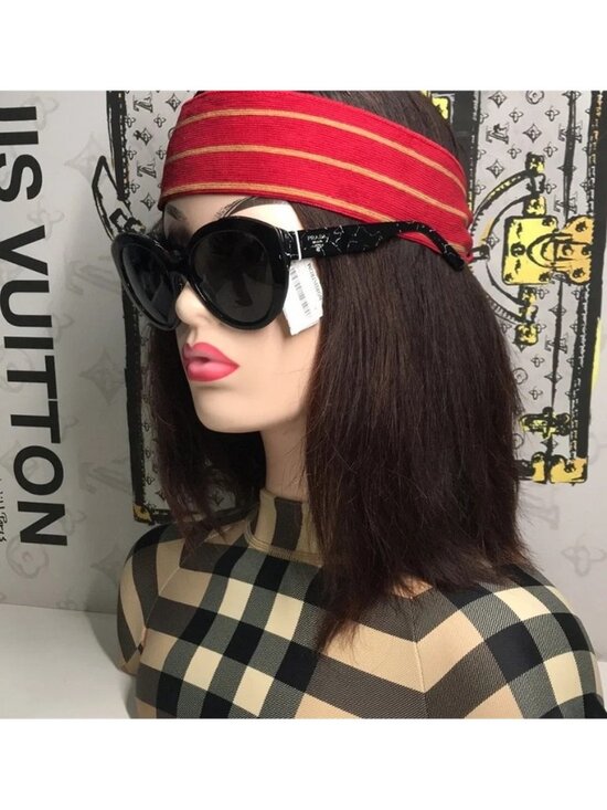 New Prada SPR 01Y 09V-5S0 Women’s Sunglasses – Black Marble main image 7